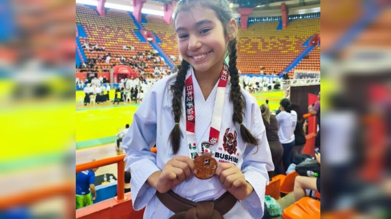 Atleta de Aratiba brilha no Brasileiro de Karatê e se aproxima da Seleção