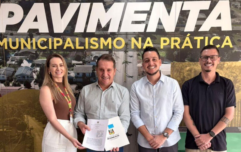 Erechim assina convênio para pavimentação até a BR-153