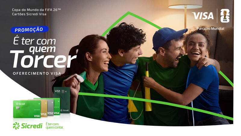  Sicredi e Visa realizam ação para a Copa do Mundo da FIFA™