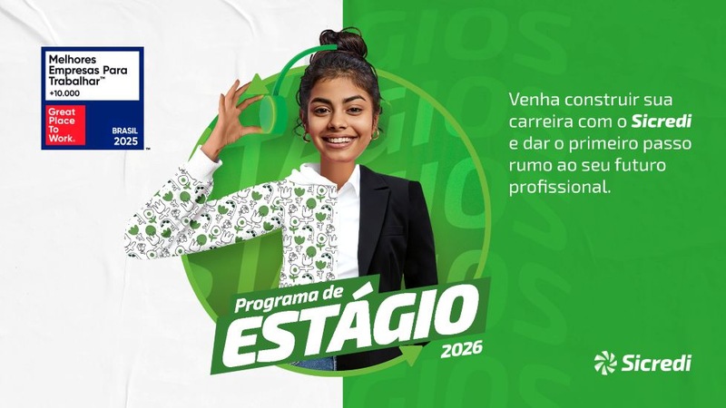 Programa de Estágio da Sicredi UniEstados abre vagas para atuação em agências da cooperativa