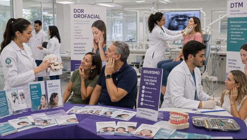 Odontologia da URI realiza ação sobre DTM e dores orofaciais
