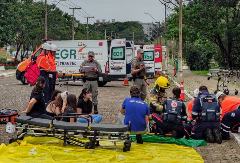 Lajeado recebe grande simulado de emergência para fortalecer resposta a acidentes e salvar vidas