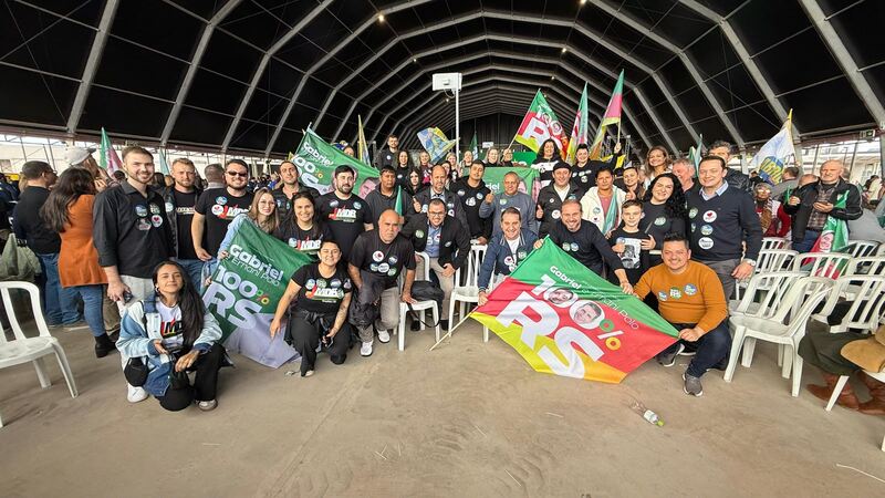 MDB de Erechim participa do lançamento da pré-campanha de Gabriel Souza e Ernani Polo