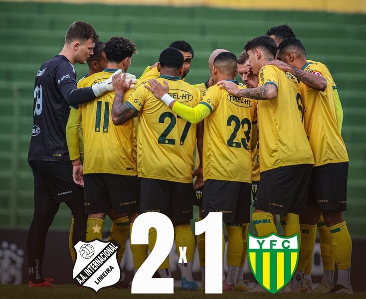 Ypiranga sofre virada da Inter de Limeira e acumula quarta derrota seguida