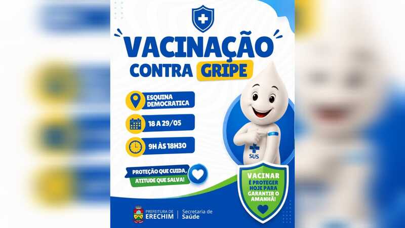 Prefeitura amplia horários e leva vacinação contra gripe à Esquina Democrática