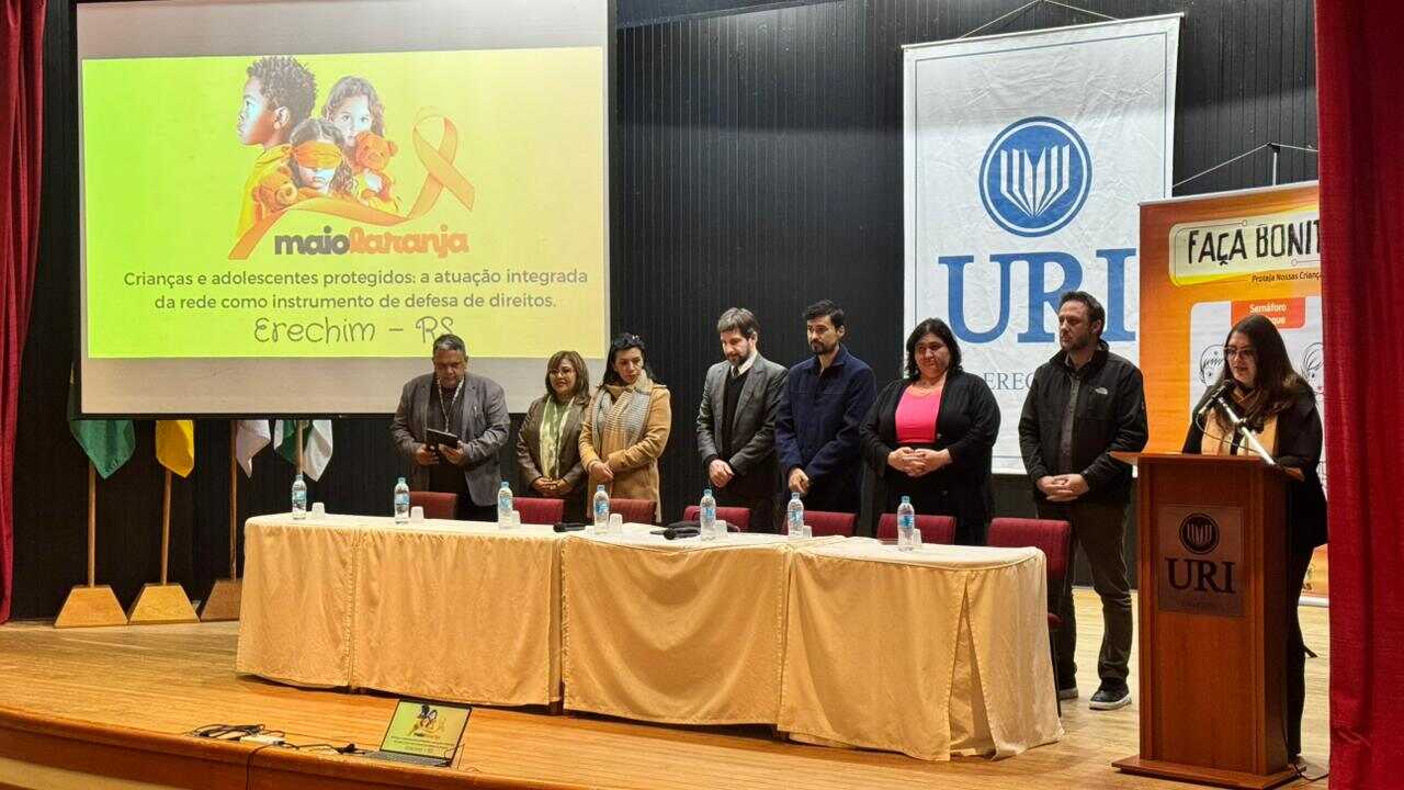 Capacitação do Maio Laranja fortalece rede de proteção à infância em Erechim