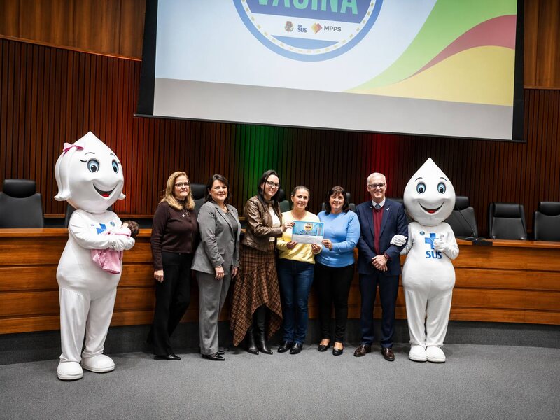Aratiba conquista Selo Ouro Município Amigo da Vacina