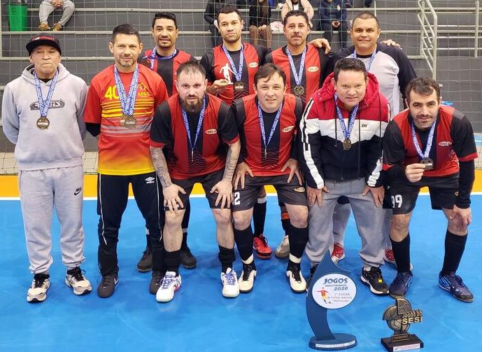 Triel-HT conquista bicampeonato do futsal master nos Jogos Industriários 2026