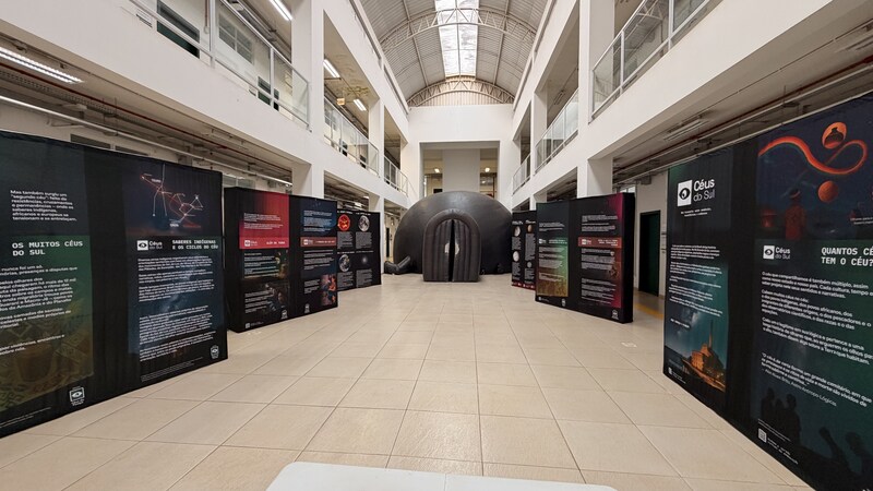 Campus da UFFS Erechim recebe Planetário e exposição itinerante Céus do Sul