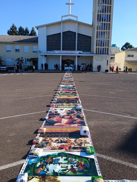 Santuário de Fátima em Erechim terá missas, procissão e Tapete da Solidariedade em Corpus Christi