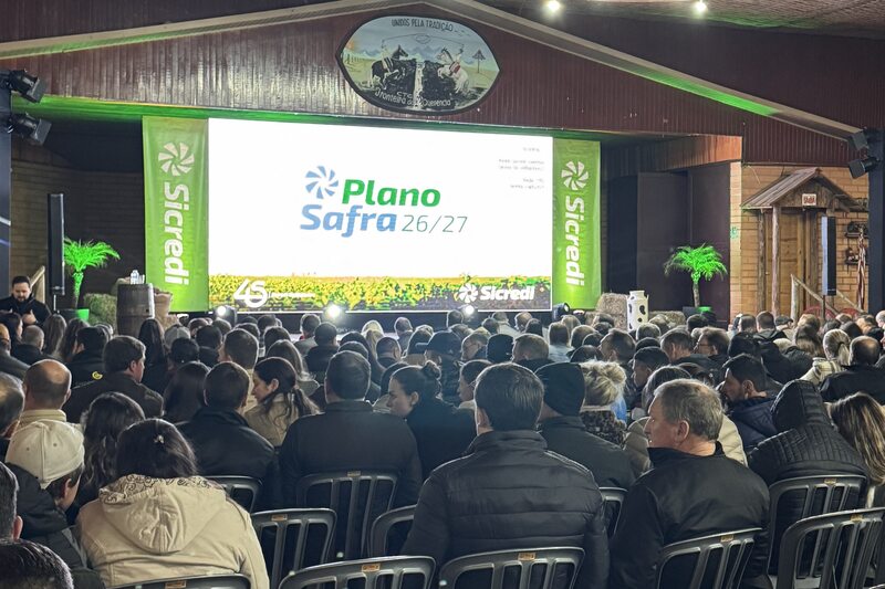 Sicredi UniEstados reúne mais de 1,6 mil produtores em eventos pré-Plano Safra em Erechim e Concórdia