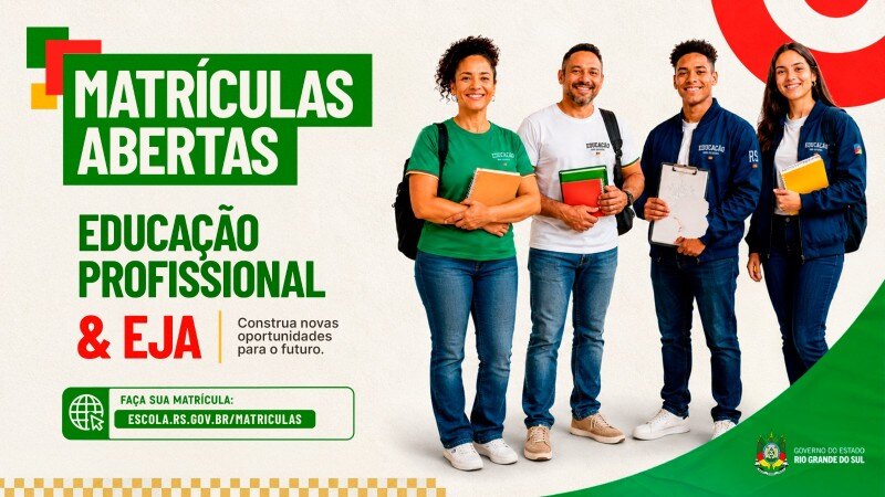 RS amplia ensino técnico e beneficia estudantes de Erechim e municípios da região