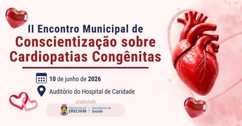 Erechim promove encontro para conscientizar sobre cardiopatias congênitas e fortalecer rede de cuidados