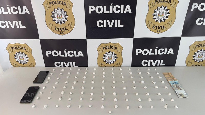 Mulher é presa por tráfico de drogas em Severiano de Almeida
