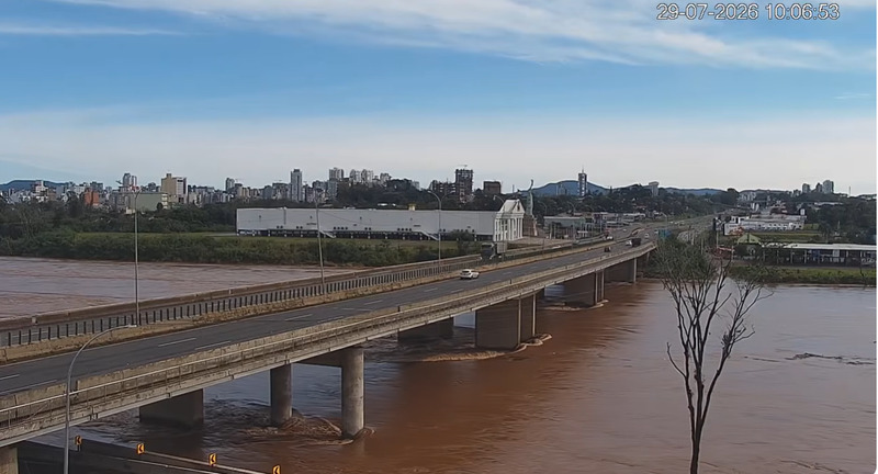 Chuva dá uma trégua no RS, mas rios seguem em elevação com risco de agravamento