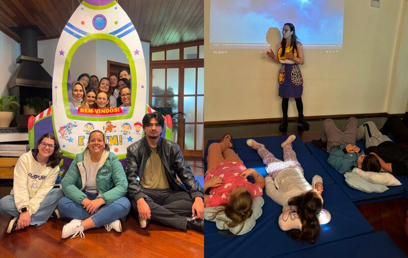 Cine Especial de Férias promove integração, aprendizado e conscientização sobre o uso das telas no CAPS Infantojuvenil