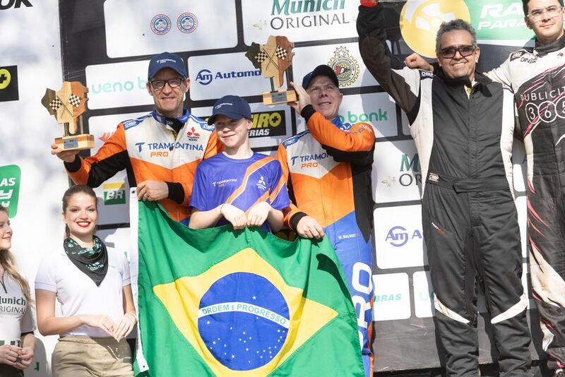 Pódio e liderança a uma corrida do fim do campeonato: brasileiros vão bem em etapa do Sul-americano de Rally