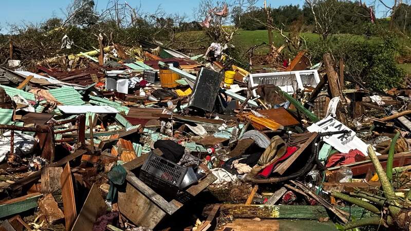 Tornado no Noroeste do RS: avaliação preliminar aponta ventos de até 300 km/h