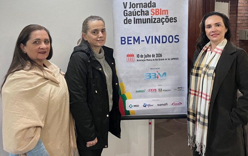 Profissionais da Secretaria de Saúde de Erechim participam da V Jornada Gaúcha de Imunizações para aprimorar práticas em vacinação