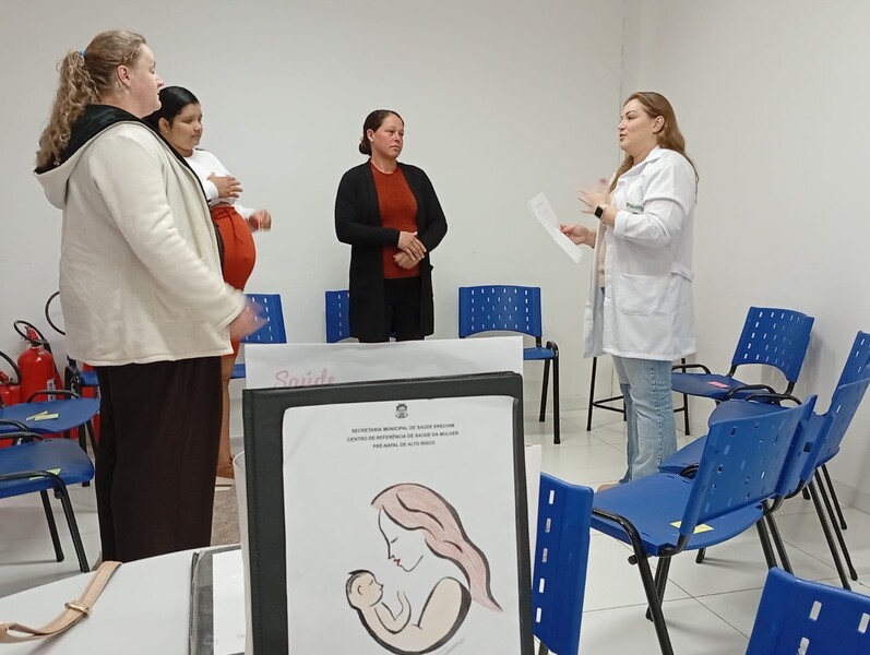 Encontro de escuta e acolhimento fortalece a saúde mental de gestantes acompanhadas no Pré-natal de Alto Risco