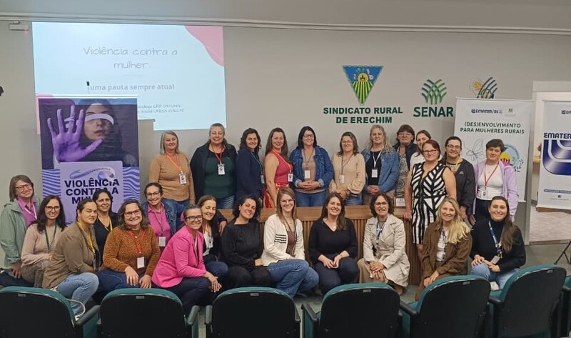 Profissionais da Coordenadoria da Mulher e do CRAM participam de curso da EMATER voltado às mulheres rurais