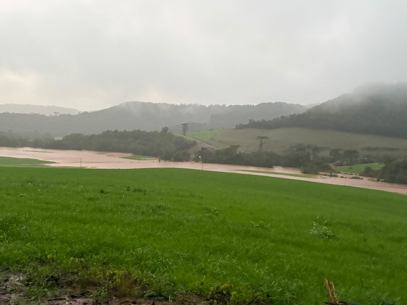 Chuvas castigam o Alto Uruguai e AMAU avalia decreto de emergência conjunto