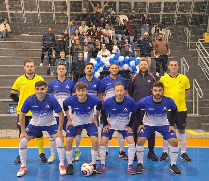 Ampla representa Getúlio Vargas na etapa regional dos Jogos Industriários de Futsal