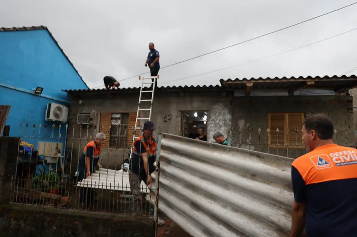 Temporal provoca danos em 52 municípios e deixa 19 pessoas desalojadas no Rio Grande do Sul