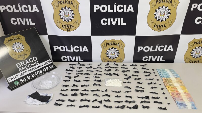 Operação Chamou! Chegou! desarticula esquema de tele-entrega de drogas e prende líder de grupo criminoso em Erechim