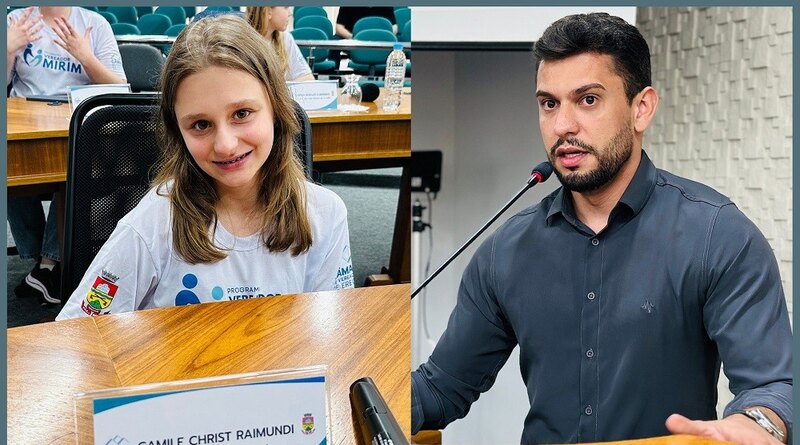 Infraestrutura e participação juvenil: Rony Gabriel transforma demandas da vereadora mirim em pedidos oficiais