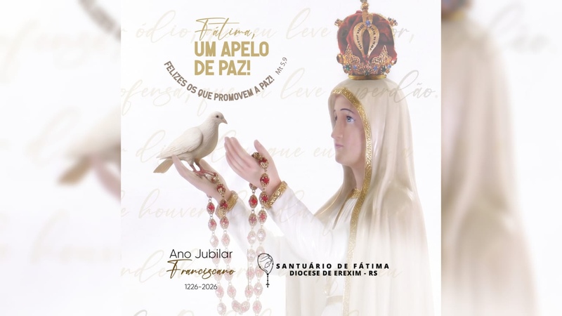 75ª Romaria de Nossa Senhora de Fátima ganha identidade visual inspirada na paz