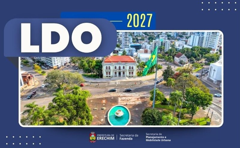 Audiência Pública para apresentação da LDO 2027 é nesta quarta-feira