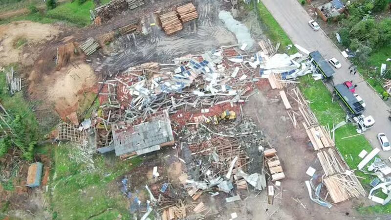 Tempestades provocam danos em 114 municípios e deixam uma vítima e cinco feridos no Rio Grande do Sul