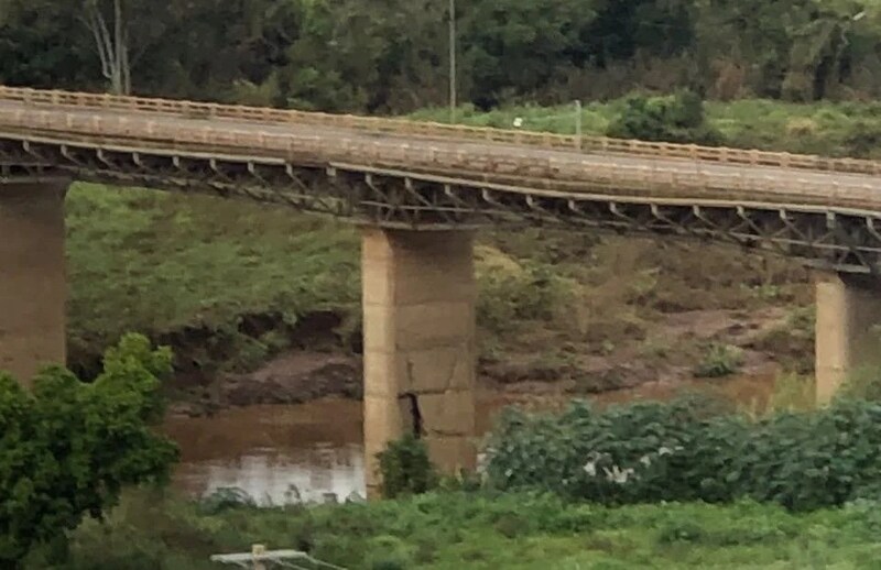 Reconstrução de pilar da ponte entre Encantado e Muçum avança com entrega do projeto