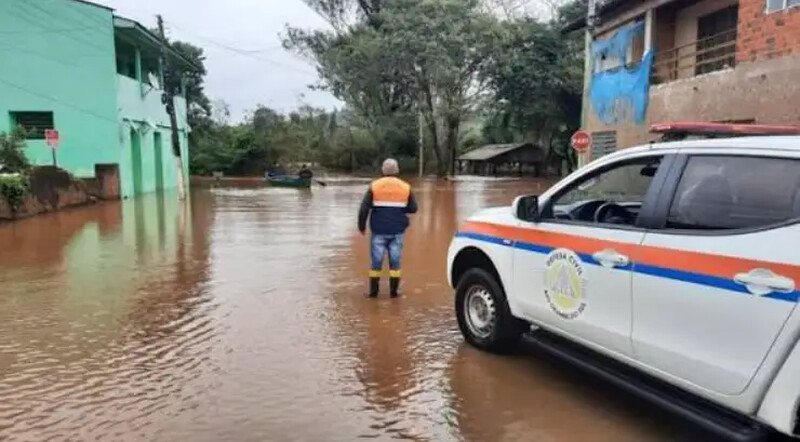 Chuva extrema coloca o Rio Grande do Sul em alerta para enchentes nos próximos dias