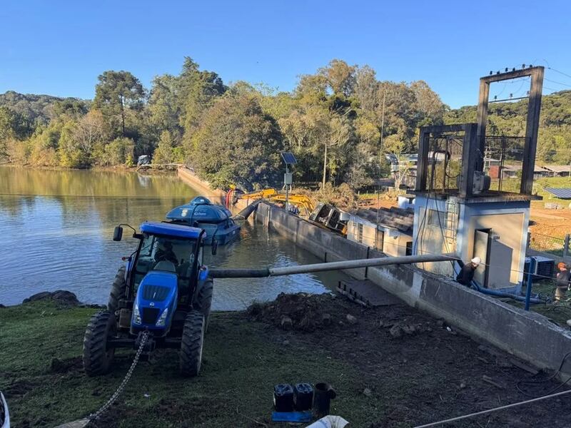 Barragem Arroio São Luiz: nível baixa, mas situação de emergência permanece em São Marcos