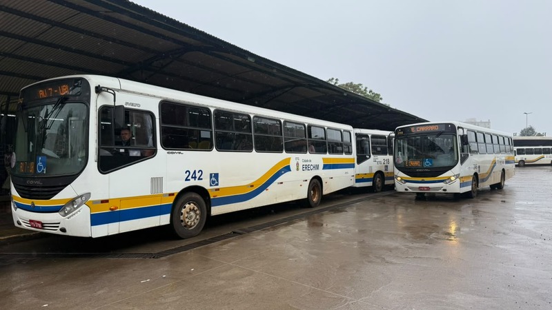 Transporte coletivo urbano será gratuito no dia das eleições em Erechim