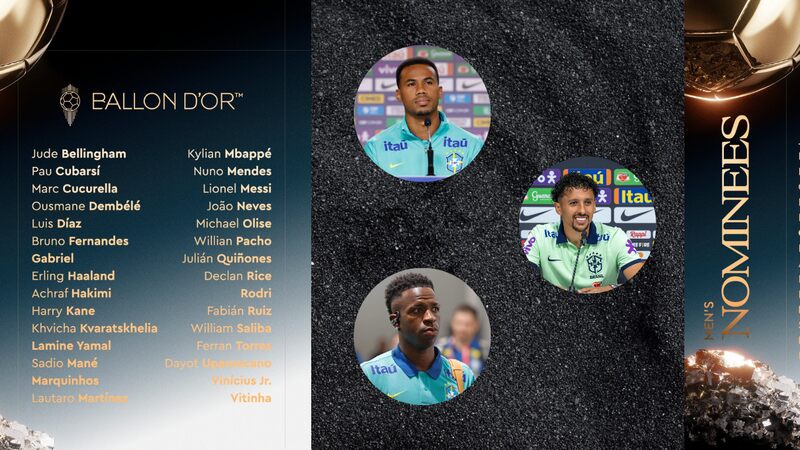 Brasil tem três representantes na disputa pelo prêmio de melhor do mundo