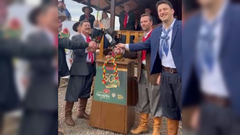 Fusão das Chamas Crioula e Itinerante marca início dos Festejos Farroupilhas 2026 na região