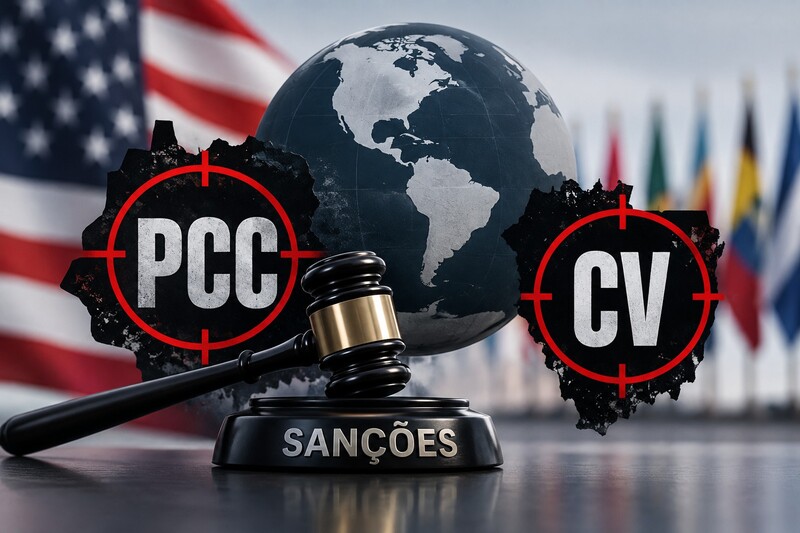 Grande ofensiva internacional coloca PCC e Comando Vermelho na mira de sanções