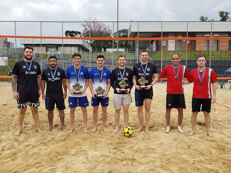 Brastelha conquista tricampeonato no futevôlei dos Jogos Industriários
