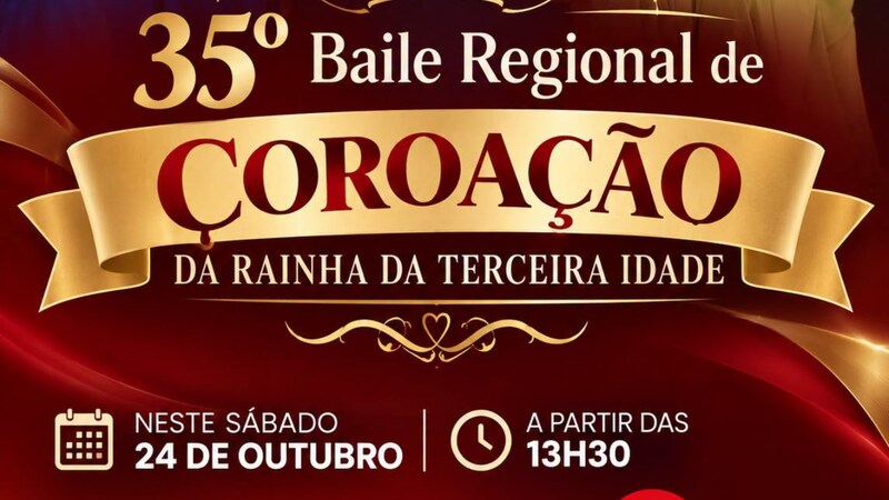 AO VIVO:  35º Baile Regional de Coroação da Rainha da Terceira Idade