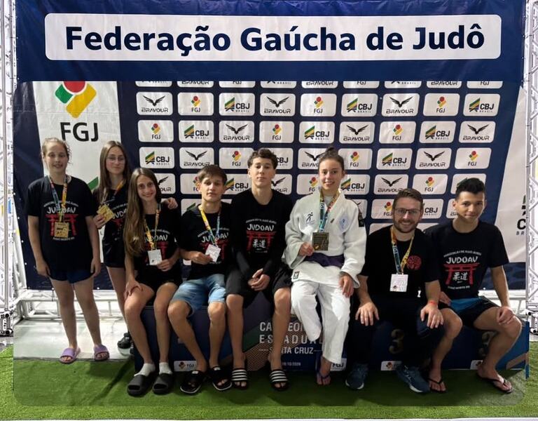 Judocas encerram temporada estadual em Santa Cruz do Sul e agora se preparam para competição nacional