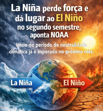 Pacífico vira de La Niña para El Niño recorde em poucos meses e chama atenção da ciência