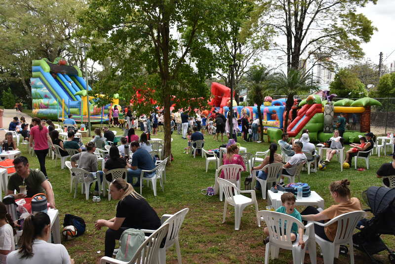 Mais de 300 crianças transformam o Parque do CER Atlântico em uma grande festa