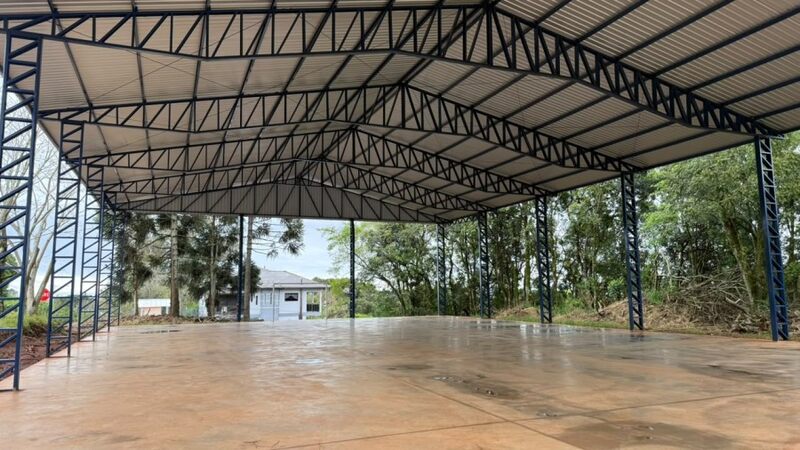 Quadra de Capoerê entra na etapa final e deve ser entregue em dois meses
